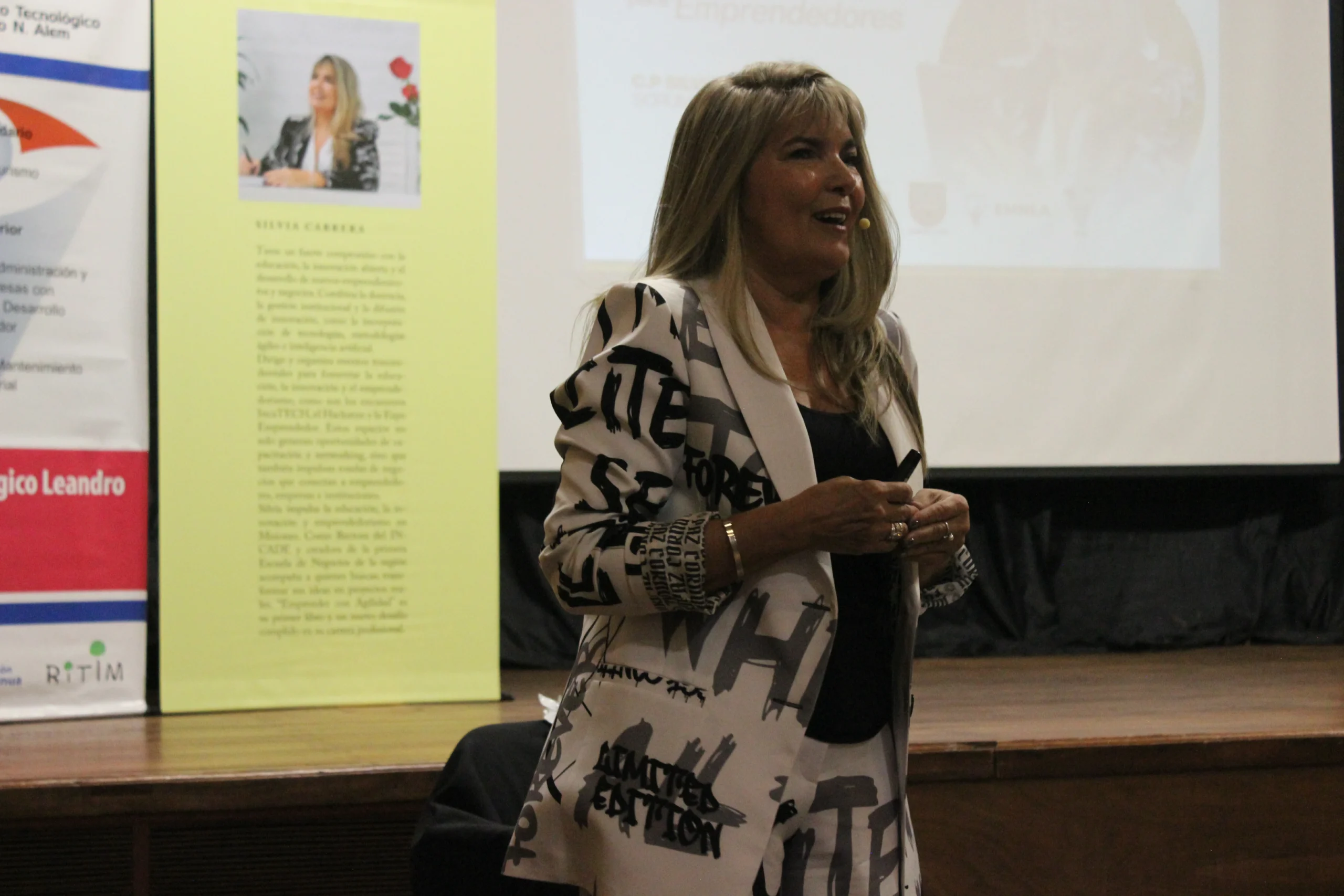 Silvia Cabrera en Alem